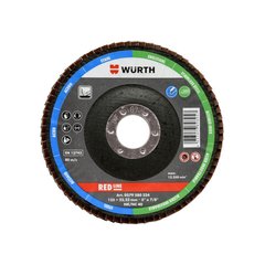 Круг пелюстковий зачисний WÜRTH Red line 125 мм 22.2 мм (0579580328)