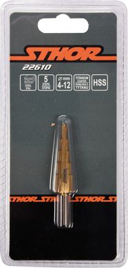 Свердло ступінчасте STHOR HSS 12 мм (22610)
