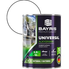 Фарба емаль Bayris Universal аклідна 0.9 кг біла (Б00002008)