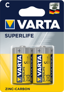 Батарея VARTA SUPERLIFE C BLI 2 ZINC-CARBON