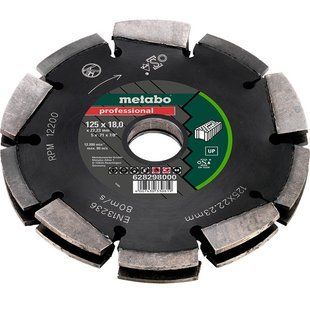 Diamond mill Metabo Professional 125x18x22.23 mm 20 mm (628298000)
