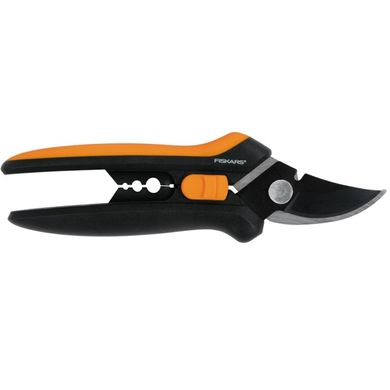 Секатор площинний Fiskars Solid SP14 13 мм 130 г для квітів (1051601)