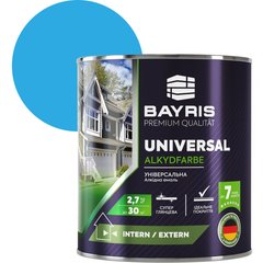Enamel paint Bayris Universal alkyd 2.7 kg light-blue (Б00002031)