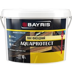 Facade varnish Bayris Aquaprotect 10 l 100-125 ml/m² (Б00000656)