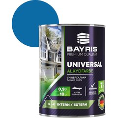 Фарба емаль Bayris Universal аклідна 0.9 кг синя (Б00002021)