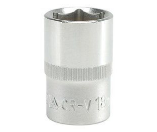 Головка торцева 1/2"18 мм 6-гранна Yato YT-1211