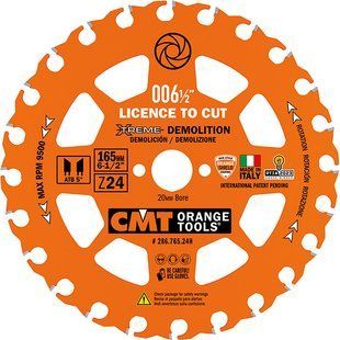 Wood sawing disc СМТ Xtreme 165х20 mm 24 teeth (286.765.24H)