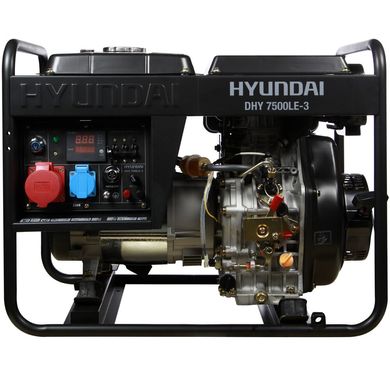 Генератор дизельний Hyundai 6000 Вт (DHY 7500LE-3)