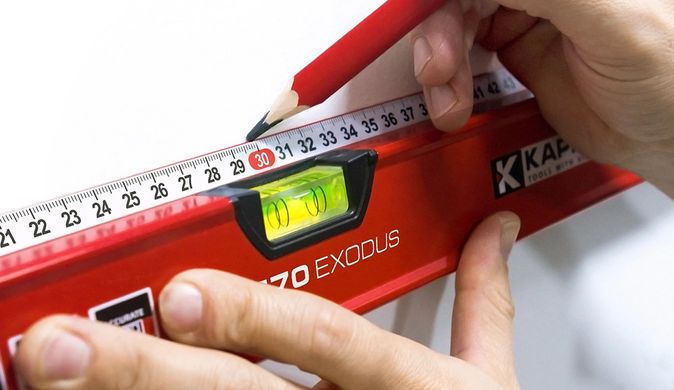 Level Kapro magnetic with ruler 3 capsules 800 mm (770M)