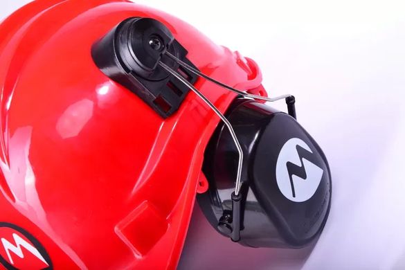Protective helmet Maruyama High Tech with mesh and headphones (420282)