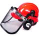 Protective helmet Maruyama High Tech with mesh and headphones (420282)
