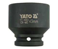 Головка торцева 3/4 "43 мм 6-гранна ударна Yato YT-1093
