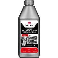 Пластифікатор Bayris Super для бетонів і стяжок 1 л 15% (Б00001621)