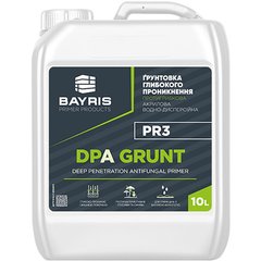 Ґрунтовка глибокого проникнення Bayris DPA Grunt PR3 10 л 150-250 мл/м² (Б00002251)
