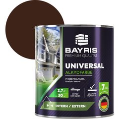 Enamel paint Bayris Universal alkyd 2.7 kg red-brown (Б00002028)