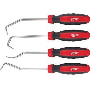 Set of hook Milwaukee for locksmith work 279х178х25 mm 4 pcs (4932480568)