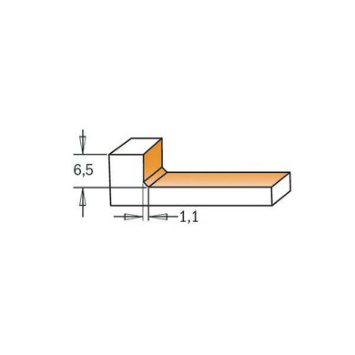 Profile milling cutter CMT 52 х 12 mm for plane alignment (922.034.11)