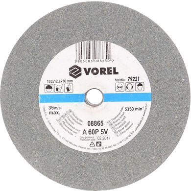 Grinding wheel Vorel 150 mm 12.7 mm (08865)