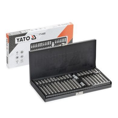 Set bit Yato 1/2" 40 pcs (YT-0400)