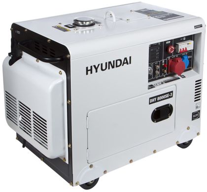 Генератор дизельний Hyundai 6000 Вт (DHY 8000SE-3)