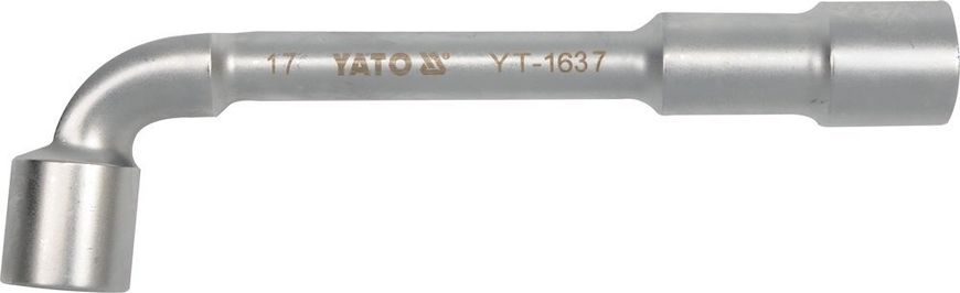 Ключ торцевий-файковий 32 мм Г-подібний з отвором Yato YT-1650