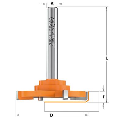 Profile milling cutter CMT 52 х 8 mm for plane alignment (922.035.11)