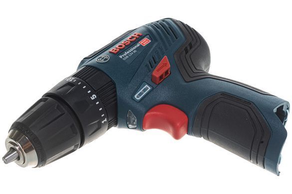 Шуруповерт-дриль акумуляторний Bosch GSB 12V-30 Professional Solo 12 В 30 Нм (06019G9102)