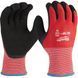 Winter work gloves Milwaukee CUT B with cut protection at level 2 EN ISO 21420, EN388:2016 s.7/S (4932480601)