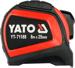 Рулетка вимірювальна Yato 8 м х 25 мм YT-71188
