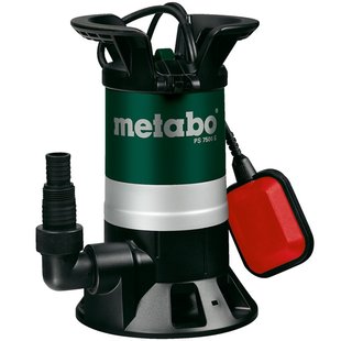 Насос занурювальний дренажний мережевий Metabo PS 7500 S 450 Вт 5 м (0250750000)