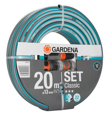 Hose for watering Gardena Classic 20 m 13 mm with set of fittings (18004-20.000.00)