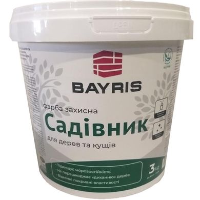 Фарба для дерев Bayris Садівник захисна 3 кг 18 м² (Б00001979)