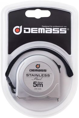 Рулетка вимірювальна DEMASS Stainless Steel STE 5025