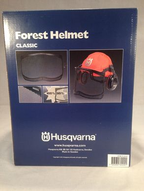 Шолом захисний Husqvarna Classic із сіткою та навушниками ABS 0.9 кг (5807543-01)