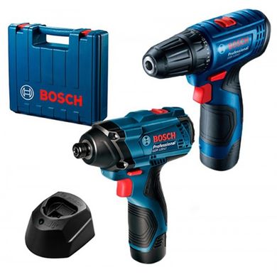 Набір інструментів акумуляторних Bosch GSR 120-LI + GDR 120-LI Professional 12 В 100 Нм (06019G8023)