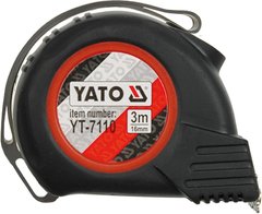 Рулетка вимірювальна Yato 3 м х 16 мм YT-7110