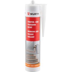 Hybrid sealant Wurth for windows and facades anthracite 290 ml 25% (0892320013)