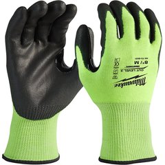 Signaling work gloves Milwaukee HI-VIS CUT С with cut protection at level 3 EN ISO 21420, EN388:2016 s.7/S (4932479721)