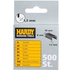 Скоба для степлера 1.2 х 10 х 12 мм Hardy 2241-650012