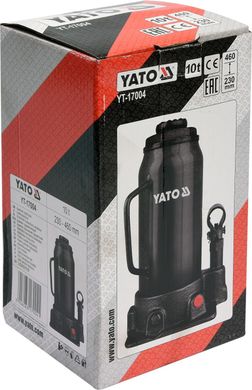 Домкрат гідравлічний пляшковий Yato YT-17004
