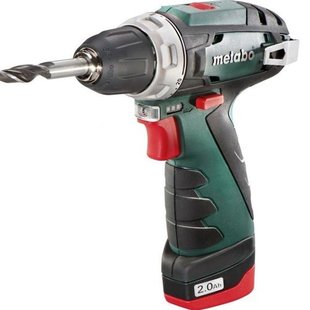 Шуруповерт-дриль акумуляторний Metabo PowerMaxx BS Basic 12 В 34 Нм (600080500)