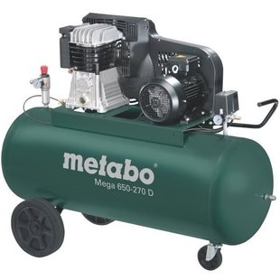 Компресор поршневий мережевий Metabo Mega 650-270 D 4000 Вт (601543000)