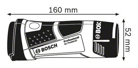 Ліхтар акумуляторний BOSCH GLI 12V-80 Professional 0601437V00