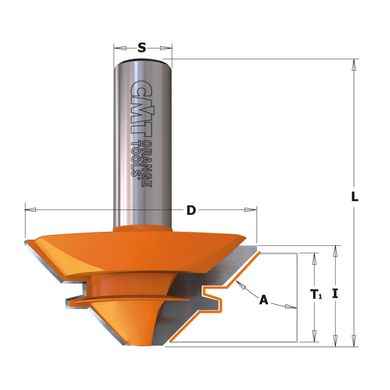Milling cutter for corner splicing CMT 50.8 х 12 mm (955.504.11)