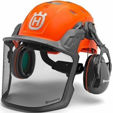 Protective helmet Husqvarna Technical with mesh and headphones ABS 0.69 kg (5850584-01)