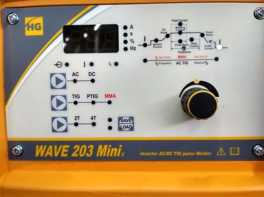 Апарат аргонодугового зварювання Hugong Wave 203 Mini (750051203)
