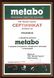 Диск пильний Metabo HW/CT Classic 216 х 30 х 1.8 мм 40 зубів 628065000