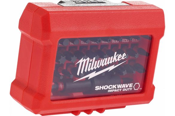 Набір біт ударних Milwaukee Shockwave 25 мм 32 шт (4932464240)