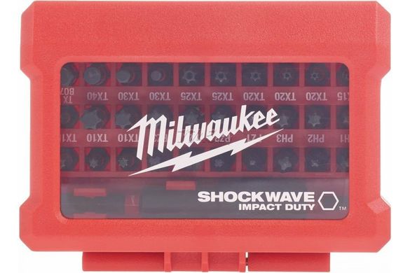 Набір біт ударних Milwaukee Shockwave 25 мм 32 шт (4932464240)