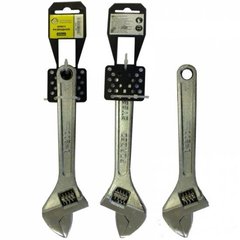 Ключ рожково-розвідний 200 мм губки 0-23 мм рукоять двухкомпонентная СТАЛЬ 39964